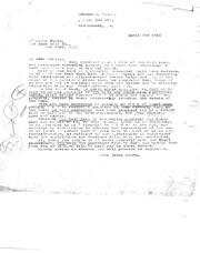 Correspondence concerning the dam and water levels lawsuit. 