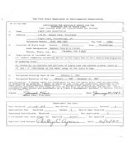 Permit for the use of Eagle Lake dam to halt the migration of Trout and regulate the spillway. 