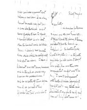 Handwritten correspondence concerning dam and the New York State Supreme Court lawsuit. 