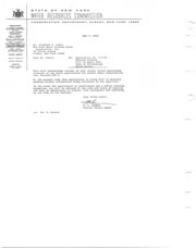 Correspondence concerning the permit application for the crib filling along the Eagle Lake shoreline. 