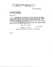 Correspondence concerning a request for a journal article. 