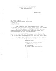 Correspondence replying to the request for a journal article 