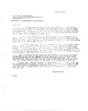 Correspondence regarding the removal of the Eagle Lake post office.