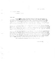 Two letters of correspondence (original and copy) regarding a recommendation for the new Eagle Lake Postmaster.