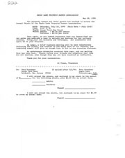 Invitation and confirmation slip for the 1976 Annual ELPOA Picnic.