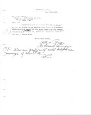 Correspondence regarding dam spillway lawsuit retainer fee. 
