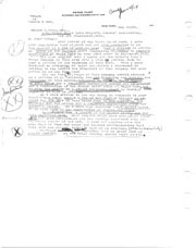 Draft correspondence regarding spillway dam lawsuit and collection of retainer fee.