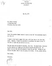 Correspondence regarding annual meeting mailouts.