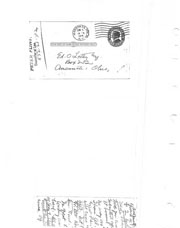 Correspondence regarding dam lawsuit affidavit.