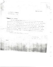 Correspondence regarding Postmaster General position.