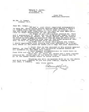 Correspondence regarding dam lawsuit affidavit and fees.