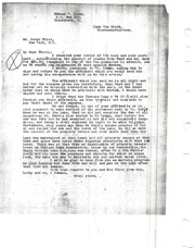 Correspondence regarding dam lawsuit affidavit and fees.
