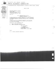 Correspondence regarding Stubing crib filling application of permission and public hearing.