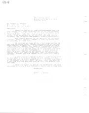 Correspondence regarding general lake affairs and ELPOA officer and member recommendations.
