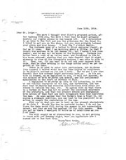 Correspondence regarding doubt in Peter Flint as the dam lawsuit lawyer and current condition of Eagle Lake.