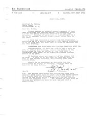 Correspondence regarding Stubing public hearing and inability to attend. 
