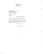 Correspondence regarding the Stubing public hearing and request for letter to be read during said meeting.
