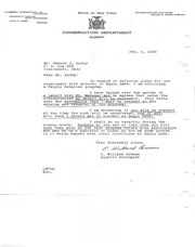 Correspondence regarding minnow release into Eagle Lake. Attached to letter is Program Procedures for the release. 