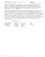 Correspondence to Dept. of Enviromental Conservation regarding Eagle Lake water level, dam, and resident concerns. 