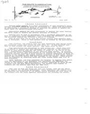 Vol. X, No. 1 July 1987 newsletter: Water Testing, Milfoil, Fish Stocking, The Road, Beavers, Officers, and Membership.
