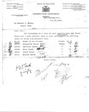 Correspondence from Conservation Commision regarding Eagle Lake Trout fish restocking.