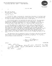 Correspondence regarding lake water levels, remoal of timbers from spillway, and ELPOA regulation of the spillway. 