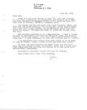 Correspondence regarding water levels, beavers, and current vote counts. 