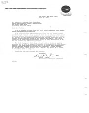 Correspondence regarding water and water quality analysis.
