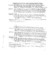 Resolution regarding the aquisition of $375 in war defense bonds.
