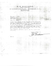 Correspondence regarding annual meeting attendance.