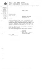 Correspondence regarding the memmorandum of determination of the Stubing permit and the special condition therein.