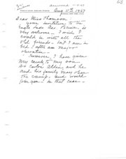 Correspondence regarding inability to attend annual meeting; Carlos Alden to attend in place. 