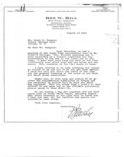 Correspondence regarding special committee appointment and discussion of the dam restoration.