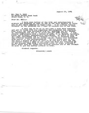 Correspondence regarding dam and Conservation Dept.