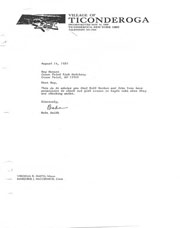 Correspondence regarding fish screen.