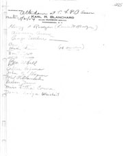 Attendance record of the August 1954 annual meeting.