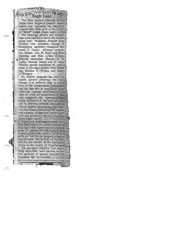 Newspaper article concerning the 33rd Annual ELPOA meeting, officer elections and dam replacement/restoration