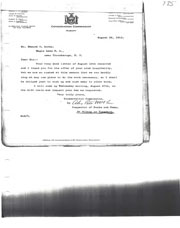 Correspondence from Conservation Commission regarding dam inspection.