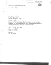 Correspondence regarding ELPOA Route 73 opinions.