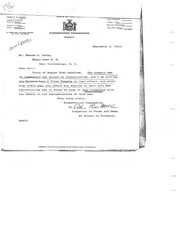 Correspondence regarding dam inadequacy and construction.
