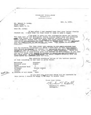 Correspondence regarding Eagle Lake biological survey and stocking recommendation.