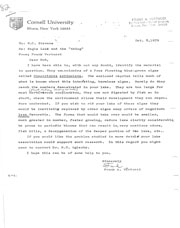 Correspondence regarding algae identification.
