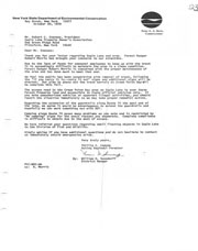 Correspondence regarding Forest Ranger recommendation concerning beach litter, road access, and Route 74 propositions.