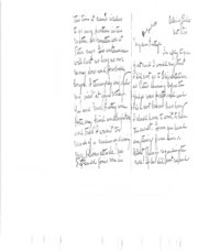 Handwritten correspondence regarding judgement, Flint recommendations, and dam lawsuit.