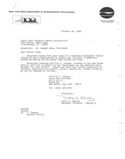 Correspondence regarding Temporary Revocable Permit.