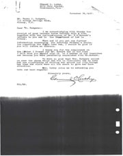 Correspondence regarding Attorney General decision.