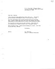 Correspondence regarding membership list/dues.