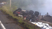 Ti Fire Truck in Lake