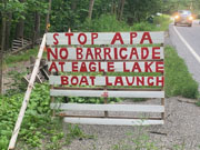 2023 Boat Launch Closing Protest Signs 