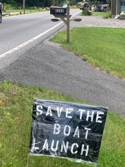 2023 Boat Launch Closing Protest Signs 